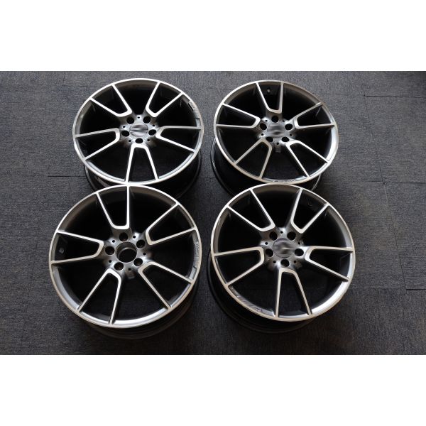 66.6 Hole Mercedes Benz 19 Inch AMG Rims , Titanium Grey Automotive Wheel Rims