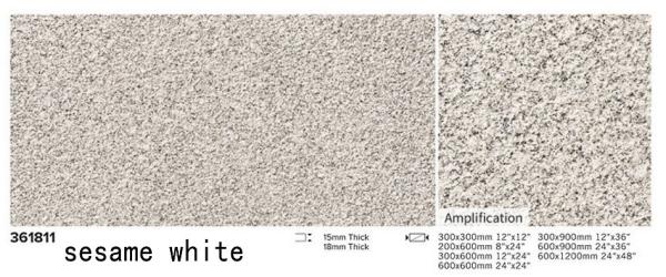 Flamed Surface Outdoor Clay Paving Tile 600x1200mm 15mm