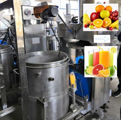 Industry Multi Belt Hydraulic Fruit Squeezing And Juice Extracting Machine 1 - 20T/H