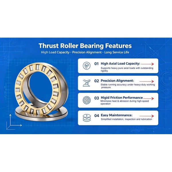 OEM Standard Production Thrust Roller Bearing 81164 320*400*63mm 9164 Vertical Motor Thrust Bearing
