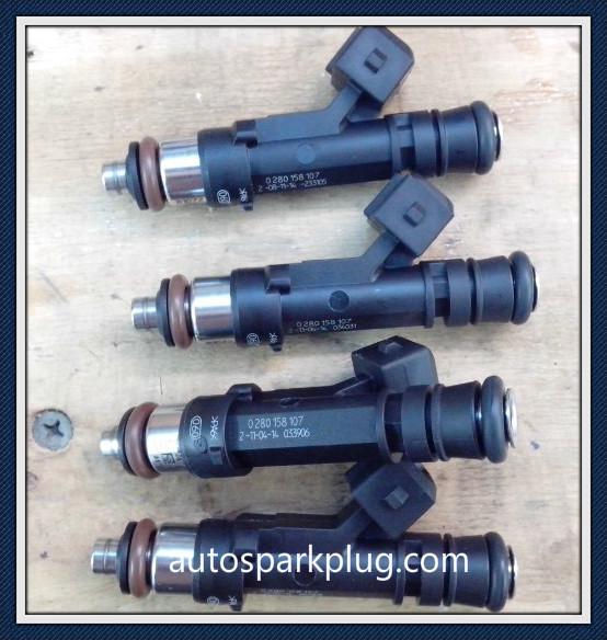 Flow Matched Fuel injection 0280158107 fit for LADA Cars , Metal Bosch High Performance Fuel Injectors