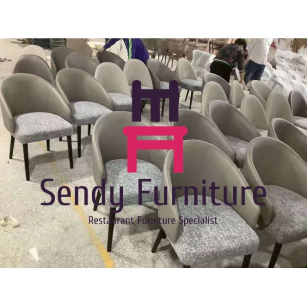 Обитый Backrest пены полиуретана обедающ высота стула 77cm