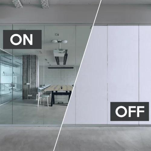 PDLC Film Smart Glass Window 110V Electric Switchable Privacy Film Magic Glass