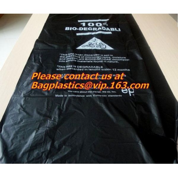 Corn starch Bags, PLATrash Bags Bathroom Garbage Bags Plastic Wastebasket Can Liners for Home and Office Bins, 200 Count