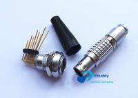 Cruz masculina FGG.1B.310 & ECG.1B.310.CLV do receptáculo da tomada do fio do metal do conector de LEMO