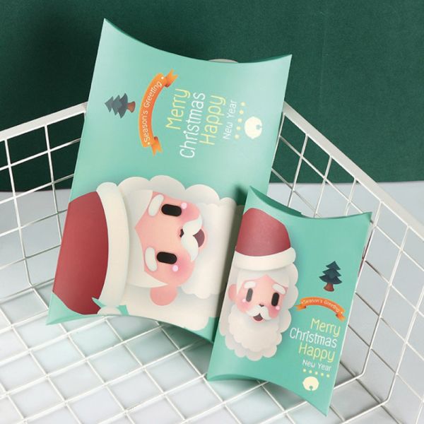 Custom Foldable Christmas Gift Paper Bag Greeting Card Boxes