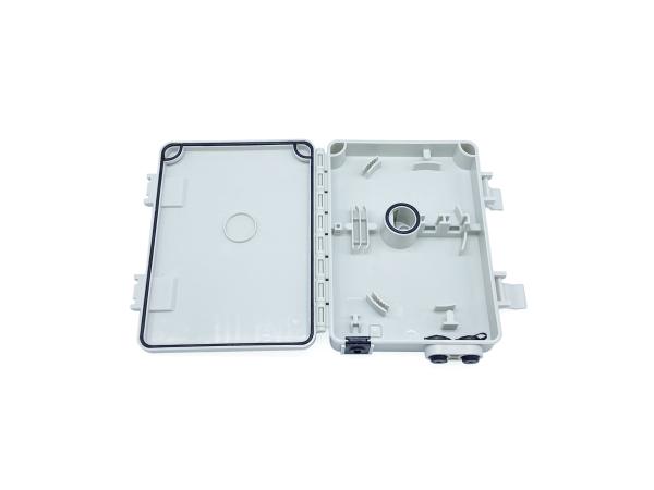 Wall Mounting SC 2 Core Optical Fiber Terminal Connection Box with Waterproof Sealing and Rubber Seals