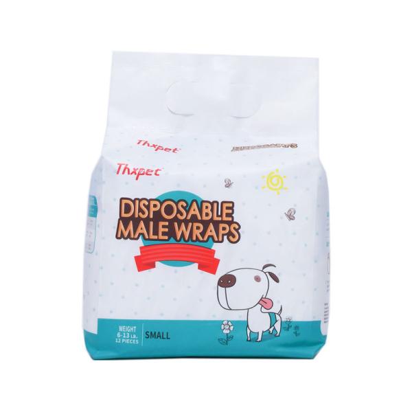 Leak Proof Disposable Dog Diapers Super Absorbent Pet Rabbit Diapers Customizable Color