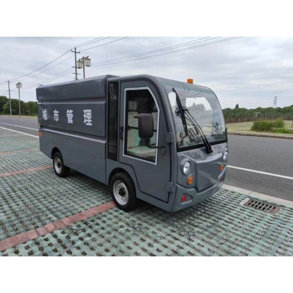 Cuatro ruedas Barca cerrada Camión de transporte de basura Camión de saneamiento Camión de nueva energía eléctrica