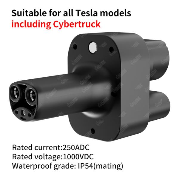 Olink CCS2 Adapter for Tesla Cybertruck EV Charger Adapter Level 2 EV Charger Compatible