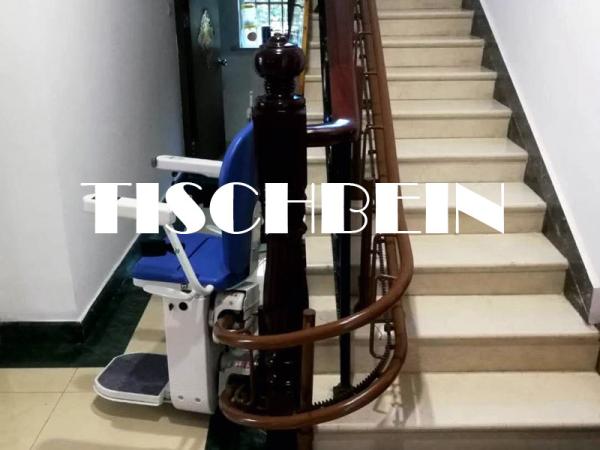 304 Stainless Steel Platform Safe Running Wheelchair Inclined Platform Lift For Supermarket Residential Building
