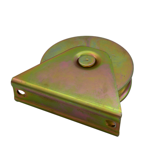 Sliding gate roller GW603 U Groove，Galvanized, Iron, Single bearing, size 50mm-120mm
