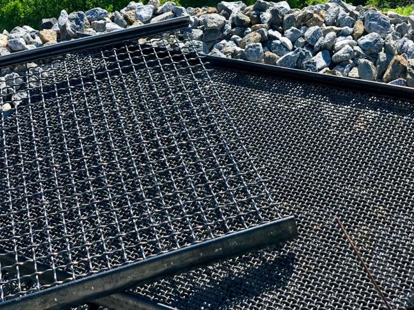 High manganese 65Mn steel wire sand Hooked Vibrating quarry Rock shaker crusher sieve Screen mesh