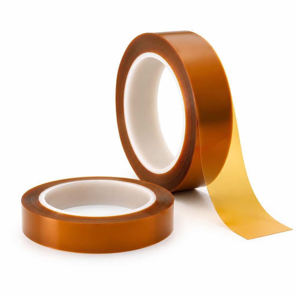 Pure Polyimide Film (Non-Adhesive PI Film / Electrical Insulation Film) for Motors, Transformers, Cables and Battery Modules - Custom Rolls, Sheets and Die-Cut Parts