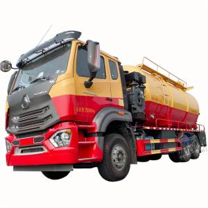 SINOTRUCK HOWO 22000 Liters Sewage Suction Truck With Best Price Vacuum Tanker