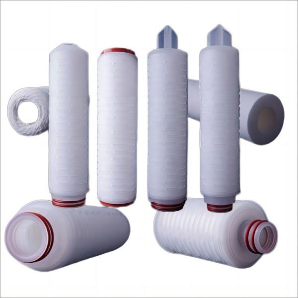 Hydrophobic PVDF Pleated Membrane Filter Cartridge for Biogas Filtration in Food Beverage