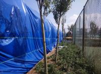 el Pvc 500gsm cubrió la lona para la prueba de la lluvia de la cubierta de la yarda de mercancías