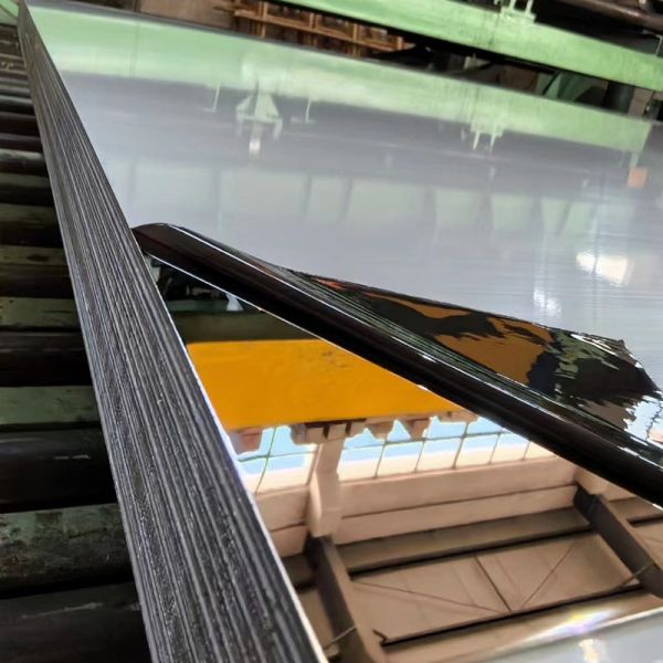 Lámina de acero inoxidable con acabado de espejo engrosado, material reflectante para armarios