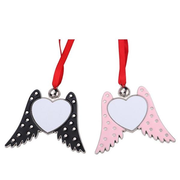 Christmas Tree Decoration sublimation christmas ornament Metal Pendant For Festive Crafts