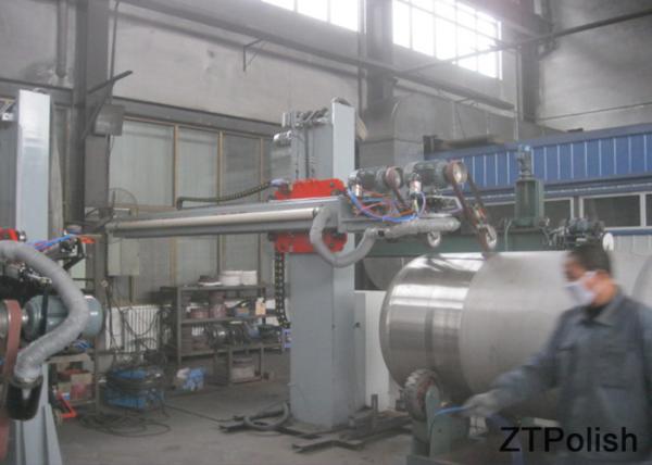 High Efficiency Stainless Steel Polishing Machine 5300x1600x4500mm Size OEM Approved