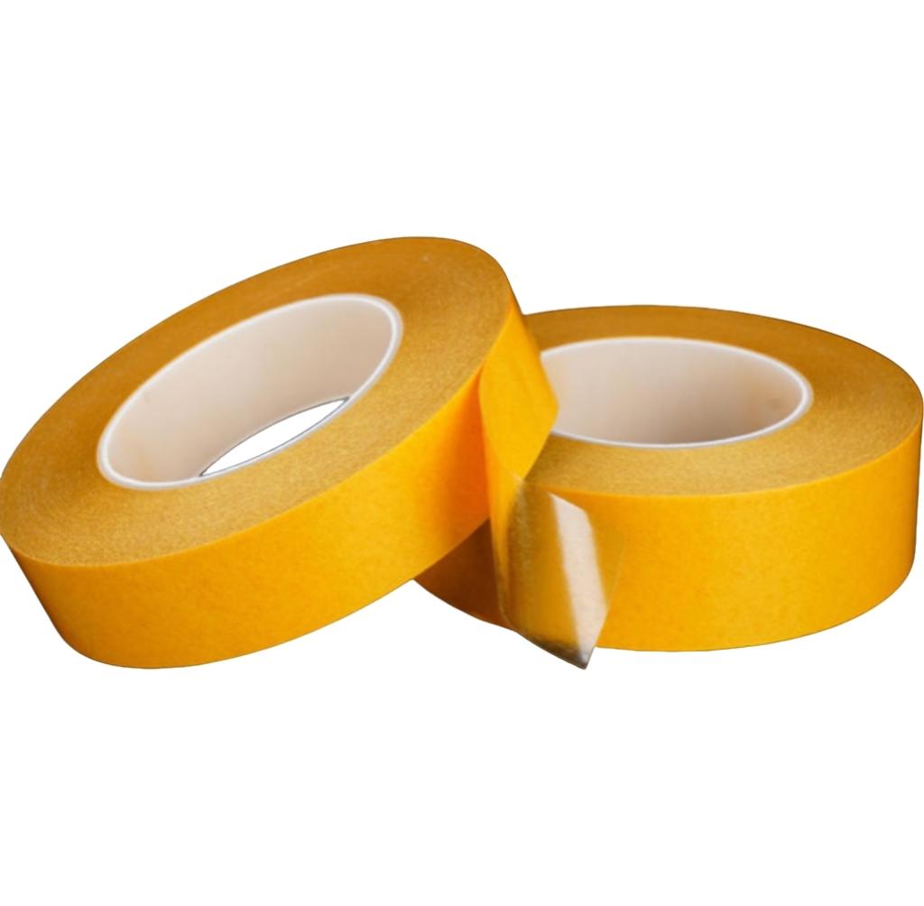 Ultra Thin Double Sided Adhesive Tape Made from Transparent PET for Heat Resistant Industrial Bonding and Surface Fixing