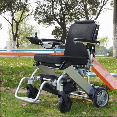 Ultralight Handicapped Foldable Power Wheelchair 6km/h