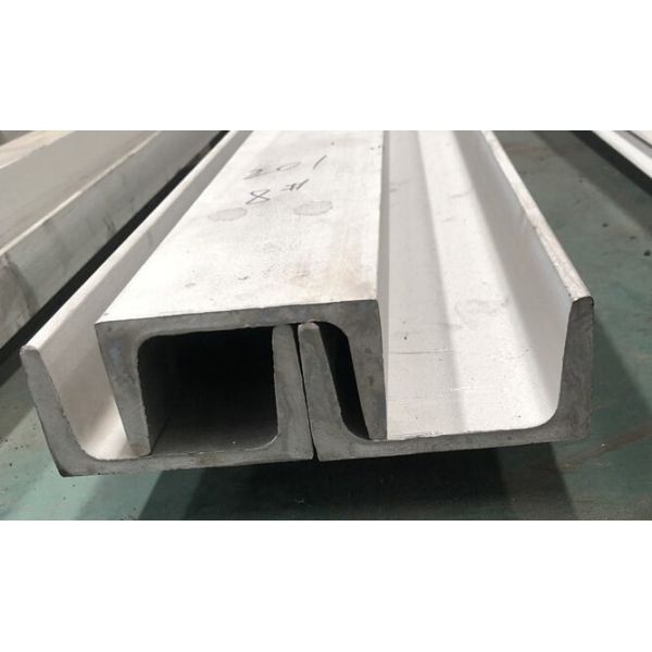 304 U Bending Stainless Steel Channel Bar BA AiSi Not Perforated