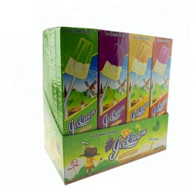 Light Up Fruit Lollipops Ice Cream Shape With Dragonfly Toy Confectionery