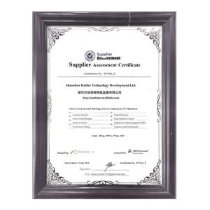 ShenZhen KALIHO Technology Co.,LTD Сертификации