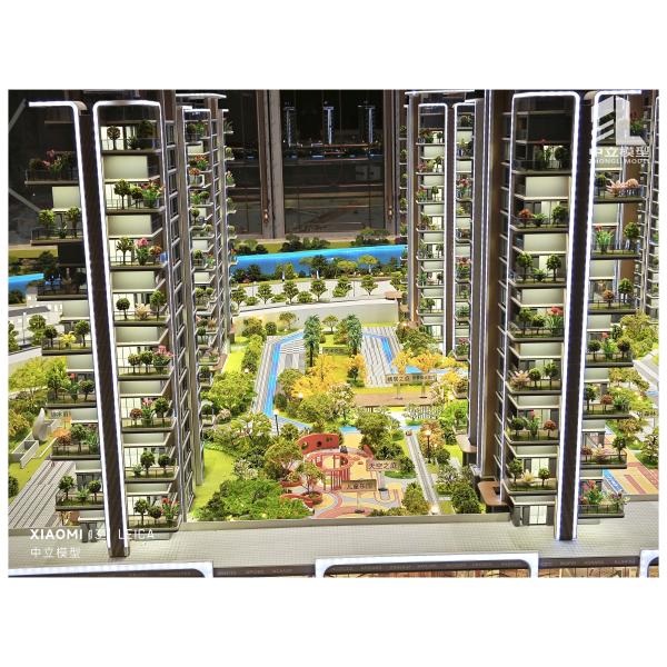 Real Estate Architectural Scale Model High Precision LED Architecture Miniature Models