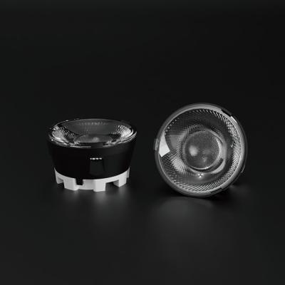 Angle de faisceau étroit 15° Lentille Matériau PMMA pour lentille COB de suivi de la lumière