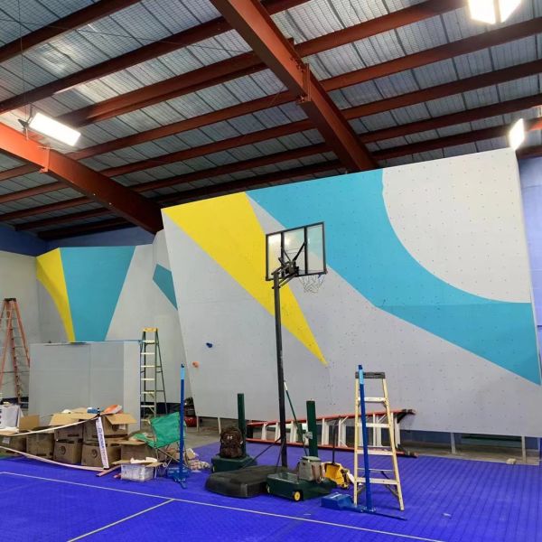 Водоустойчивая стена тренировки скалолазания фитнеса тематического парка панелей стены скалолазания