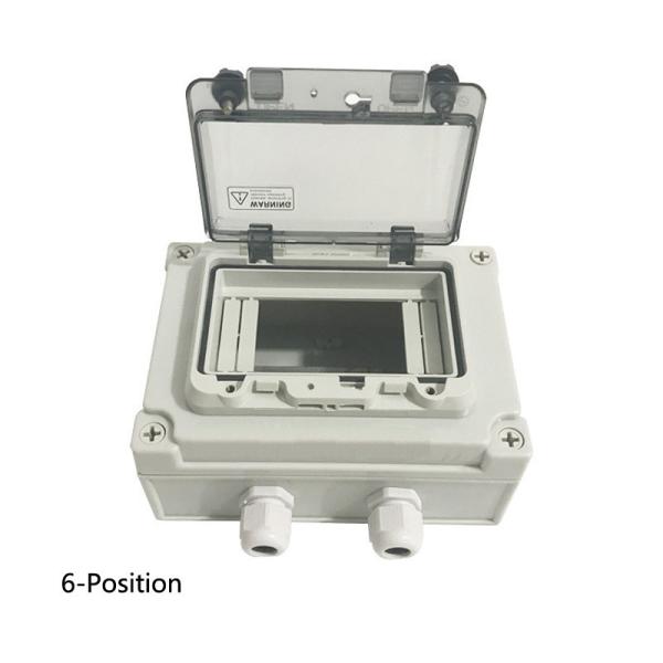 Wall Electric Plastic Enclosure Switch Circuit breaker Box Waterproof Outdoor 2 3 4 5 6 8 10 12 16 18 Way
