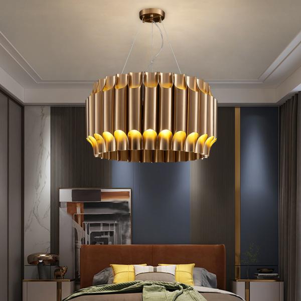 Led Chandelier For Living Dining Room Luxury Gold Stainless Steel Lamp Modern Creative Designer Chandelier(WH-MI-321)