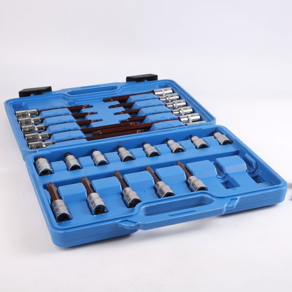 55MM To 200MM Bit Socket Set With Bright Color S2 Material