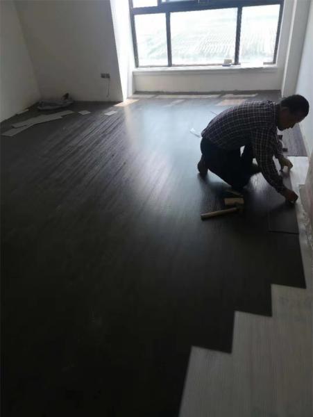 Dark Grey SPC Waterproof Flooring Stone Plastic Composite GKBM Greenpy MJ-W6010
