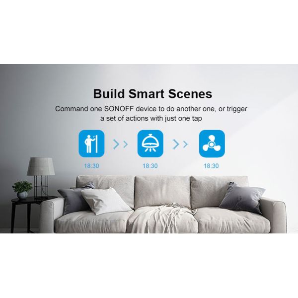 Smart Home Sonoff SW0198 Ceiling Fan Light Controller Wifi Smart App Remote Control