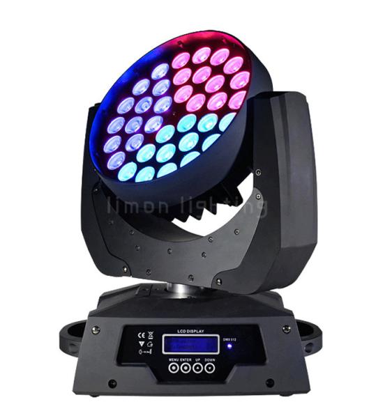 36x10w RGBW 4in1 Pizza Effect LED Wash Moving Head Zoom Stage Lighting