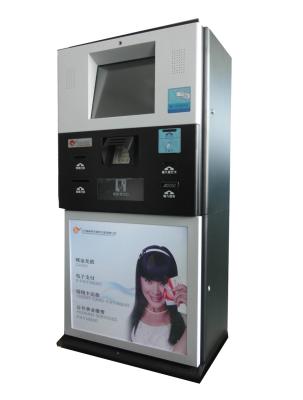 17 Infrared Touch Screen Bill Payment Kiosk with ID Scanner, Cash Accetor for Cash, E-payment