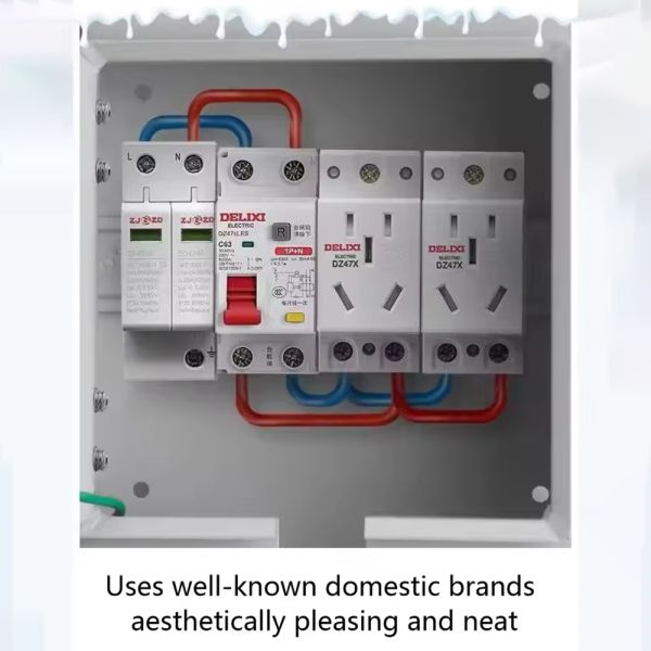 IP55 Waterproof Distribution Box with 220V/380V Nominal Voltage and Anti-Theft Certified Lock for Industrial Applications