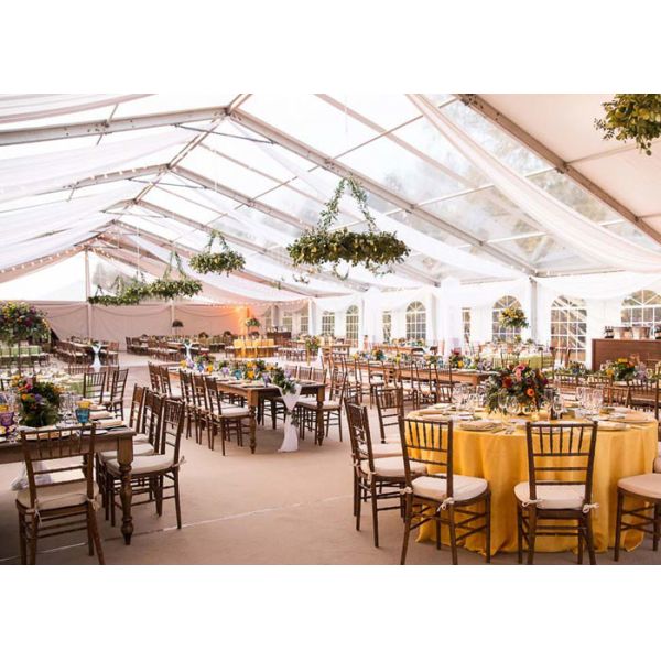 Event Banquet Marquee, Clear PVC Wedding Party Roof Top Tent For 1500 People