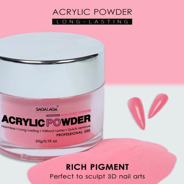 SAGALAGA poudre à ongles acrylique en gros OEM 50G couleurs Ombre