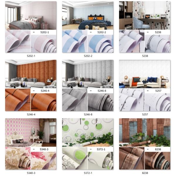 Papel de pared de diseño 3D de estilo europeo para el hogar para decoración de interiores pegatinas de pared