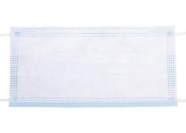 Disposable Earloop 3 Ply Face Mask Superfine Fiber Material Anti Pollution