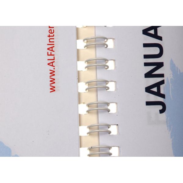 Recyclable Full Year Wall Calendar , Die Cut Eco Friendly Hanging Wall Calendar