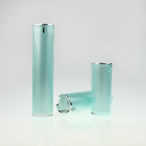 20ml Round Skincare Acrylic Snap On Bottle Airless Pump Cosmetic Bottle