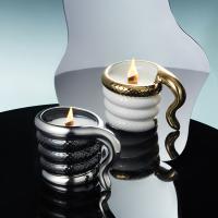 Brûleur à cire en céramique à huile essentielle avec conception personnalisée et porte-bougies