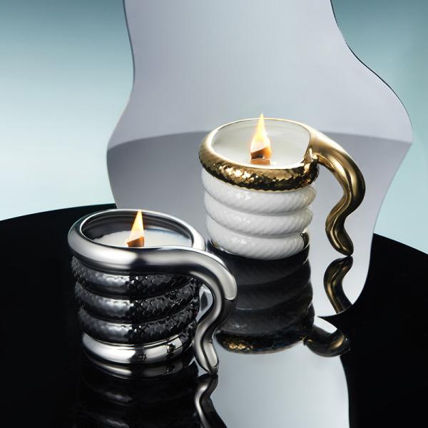 Ready To Ship In Stock Customized Ceramic Candle Holders For Customized Housewarming Gifts