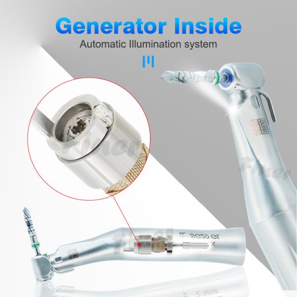 Reduction Contra Angle E-Generator Led Light 20/1 Dental Implant Handpiece