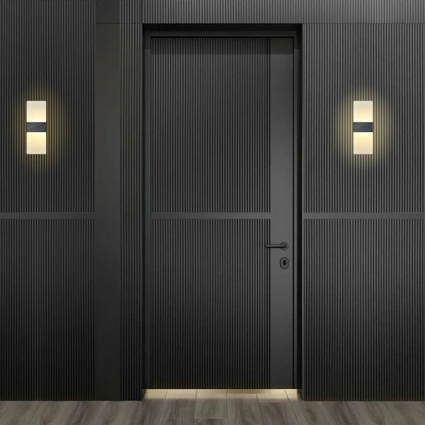Black Modern Swing Security Door Custom Steel Cast Aluminum Exterior Entry Door